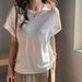 2026 Summer New Korean Version Loose Bat Sleeve Round Neck Short Sleeve T-shirt Women Wear Lazy Style, Simple Top_ecoleips.com