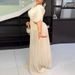 Sexy Deep V High Waist Pleated Banquet Dress Casual Backless Hollow Out Short Sleeved Dress Irregular Swing Women Elegant Dress_ecoleips.com