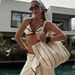Women's Clothing Simple Sexy Asymmetrical Bikini Three Piece Set Sling Elastic Leisure Vacation Beach Skirt Suit_ecoleips.com