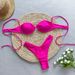 Verve 2024 New Bikini Underwire Solid Color Sexy Two-Piece Women's Swimsuit Swimwear_ecoleips.com