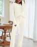 Women's Premium Fleece Lounge Set Ultra-Soft Fabric Long Sleeve Top And Jogger Pants Relaxed Fit Matching Outfit Winter Comfort_ecoleips.com