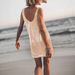 Cross-border Bestseller U-neck Sleeveless Loose New Tank Casual Sequined Sexy Camisole Dress Women's Clothing_ecoleips.com