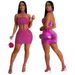 Women's Clothing CY901236 new style fashion tube top with hip skirt with necklace_ecoleips.com