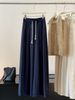 Women's High-Waisted Wide Leg Pants Thin Ice Silk Cotton Linen Loose Slimming Cropped Casual Summer Style 2026_ecoleips.com