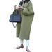 Minimalist Japanese-Style Coat – Oversized Straight-Cut Trench In Pure Colors (Black/Beige/Navy)_ecoleips.com
