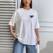 Women's Casual Multi-Color round Neck Short Sleeve T-Shirt Breathable Cotton Polyester Solid Color Printed Fashion Top for Spring/Autumn Summer_ecoleips.com