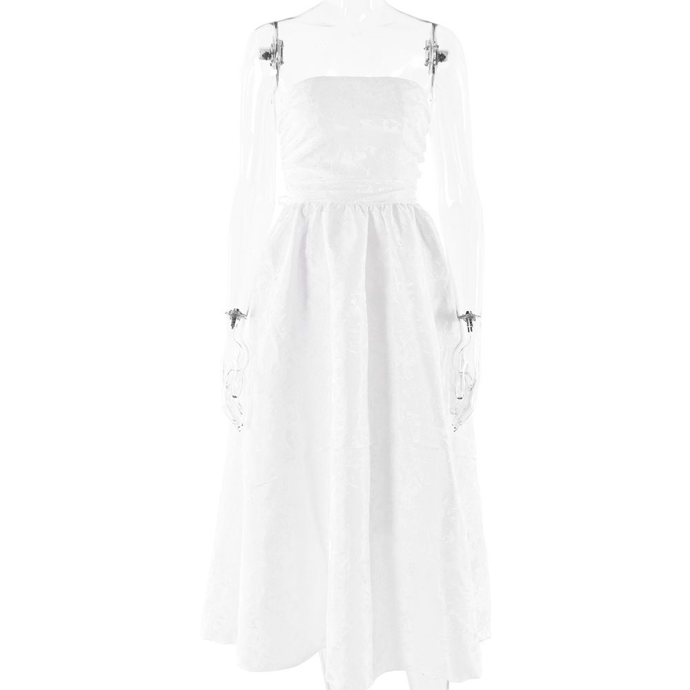 Trendy Off-Shoulder Tie-Waist Maxi Dress - Elegant Bodycon A-Line Dress For Women, Summer Collection (S-L)_ecoleips.com