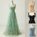 Strappy Evening Dress Elegant Mori Girl Style Lace Women's Party Wear Suitable For Annual Meetings Hosting Everyday_ecoleips.com