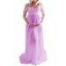 K Pregnant Women Take Photos Of Dresses, Wearing Floor Length Dresses Before Taking Photos_ecoleips.com