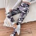 Women's Clothing Women's Winter Fleece Lined Thickened Casual Pants High Waisted Warm Cotton Outerwear Printed_ecoleips.com