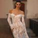 Women's Clothing American Style Sexy Backless Mermaid Wedding Dress Off Shoulder Short Train Travel Gown For New Style_ecoleips.com