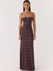Mozision Polka Dot Backless Sexy Maxi Dress Women Elegant Fashion Spaghetti Strap Sleeveless Bodycon Club Party Long Dress_ecoleips.com
