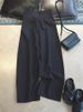 K Black High Waisted Banana Pants Chic Wide Leg Pants For Women_ecoleips.com