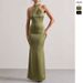 Women's Clothing Slim Fit Evening Dress Halter Neck Temperament American Style Wish Banquet Fashion Party_ecoleips.com