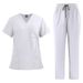 Healthcare Service Dental Hospital Hand Washing Clothes Men And Women Short Sleeved Hand Washing Clothes Set Split Doctor Work Clothes_ecoleips.com