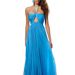 Women's Solid Color Strapless Pleated Sleeveless Halter Neck Mini Dress_ecoleips.com