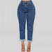 Women's Clothing New Jeans Loose High Waist Nine Points Straight Pants_ecoleips.com