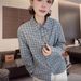 Vintage Brushed Plaid For Women, Fall 2025, Inner Layer Shirt, Commuting Cardigan, Layered Outerwear Shirt_ecoleips.com