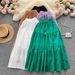 Women's Clothing Temperament Hollow Lace Embroidery Hook Flower Skirt For Women With High Sweet And Versatile Holiday Style Fairy Skirt_ecoleips.com