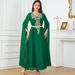 Women's Clothing New Solid Color Muslim Robe Ultra Long Sleeve Large Swing Women's Dress_ecoleips.com