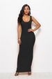 Women's Clothing Solid Color Sexy Women's Vest Long Skirt Simple Hip Skirt_ecoleips.com
