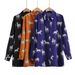 Verve 2025 Women's New Long Sleeve Animal Zebra Print Shirt 21006_ecoleips.com