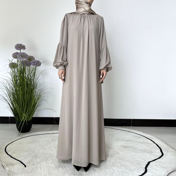Women's Clothing Loose Long Skirt Dress National Costume Arabic Clothing_ecoleips.com