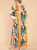 Women’s Clothing Shirt Dress, Fashionable And Casual, Large Size Loose Long Skirt, Printed Dress_ecoleips.com