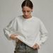 Vintage Design With A Niche, Fun, And High-end Feel, Printed 2025 Spring Mid-length Pure Cotton Long-sleeve T-shirt Top,_ecoleips.com