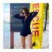 Aria Basics Korean And Japanese New Style Diving One-Piece Boxer Long Sleeve Swimsuit For Women Quick-Dry Sexy Surfing Zipper_ecoleips.com