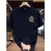 Men's Trendy Pure Cotton T-Shirt Short Sleeve Minimalist Graphic Print Round Neck Fashion Top Quality_ecoleips.com