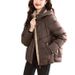 girl Girl Girl 2025 Trendy Winter New Down Cotton Jacket Women, Stylish Short Coat For Petite Figures_ecoleips.com