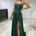 2026wish New Strapless European And American Foreign Trade AliExp Shiny Long Flared A-line Slimming Evening_ecoleips.com