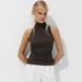 Women's Elegant Solid Color Halter Neck Backless Tank Top Sleeveless Slim Fit European American Style Summer New 2026_ecoleips.com