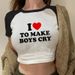 New Y2K European And American Style Letter-printed Crop Top For Summer, Round Neck Pullover, Slim Fit, Raglan Sleeve_ecoleips.com