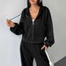 AD676 Cross-border Fashion Autumn And Winter New Casual Comfortable Hooded Zip-up Slim-fit Versatile Jacket_ecoleips.com