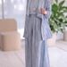 Modest Evening Dress Women's High Waisted Wide Leg Pants Vest Three Piece Set European American Style Autumn New Arrivals Muslim Fashion Clothing_ecoleips.com