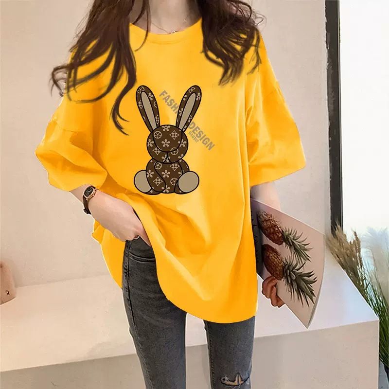 Women's Clothing New Spring And Summer Goods Large Version Loose Mid Length Top Trendy_ecoleips.com