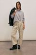 Women's Fashion High Waist Straight Leg Jeans Patchwork Appliqué Ink Splatter Washed American Retro Style Drawstring_ecoleips.com