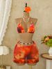2026 New Sexy Women's Two Piece Bikini Bohemian Three Piece Swimsuit European And American Style_ecoleips.com