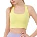 European And American Style Women's Sports Bra With Chest Pads, Yoga Wear, Beautiful Back, Shockproof, Halter Neck,_ecoleips.com