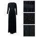 Women's Clothing High Cut Deep V Dress Long Skirt _ecoleips.com