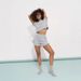 Women's Clothing Short Sleeved Shorts Suit INS Style Round Neck Simple Top Loose Ruffled Home Clothes Two Piece Suit_ecoleips.com