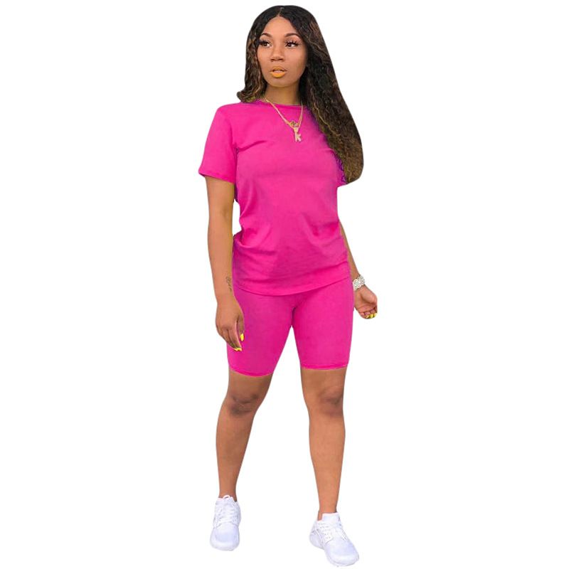 Solid Color Tracksuit Set for Women And Men Lightweight Breathable Sportswear Two-Piece Outfit for Spring_ecoleips.com