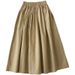 Women Black Skirt Midi High Waist Korean Style Pleated A Line Vintage Clothing 2026 New Summer Casual Fashion Ladies Work Wear_ecoleips.com