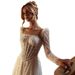 Women's Clothing Elegant Backless Long Sleeved Sequined Lace Wedding Dress Floor Length A-Line Vestedo Dreamy Bride Party Wear_ecoleips.com