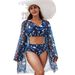 Stylish Women's Bikini Set - Sexy Swimwear 3-Piece With Comfortable Fit, Quick-Dry Fabric & Adjustable Design For Beach & Pool_ecoleips.com