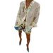 Women's Clothing Fashion Linen Casual Versatile Shirt Cardigan Shorts_ecoleips.com