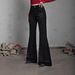 High-Waisted Women's Street Style Jeans with Studs Clean Fit Slightly Flared Unique Versatile Denim_ecoleips.com
