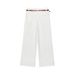 Tailored Wide-Leg Trousers With Detachable Belt – Classic Straight Cut & Cuffed Hem_ecoleips.com